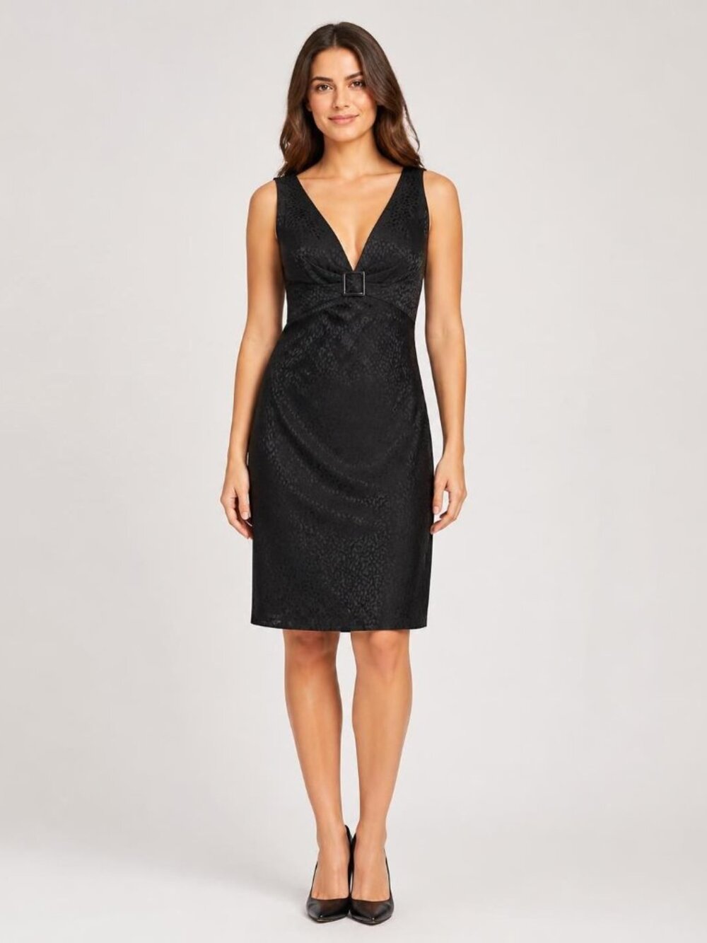 St. John Women's Black Cocktail Dress, Size 10